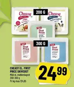 Løvbjerg CHEASY EL. FIRST PRICE SKIVEOST tilbud