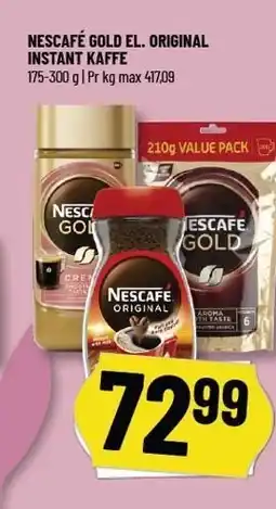 Løvbjerg NESCAFÉ GOLD EL. ORIGINAL INSTANT KAFFE tilbud