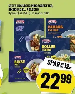 Løvbjerg STEFF-HOULBERG MIDDAGSRETTER, BIKSEMAD EL. PØLSEMIX tilbud