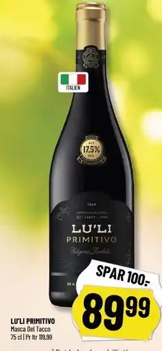 Løvbjerg LU'LI PRIMITIVO tilbud
