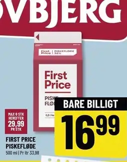 Løvbjerg FIRST PRICE PISKEFLØDE tilbud