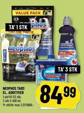 Løvbjerg NEOPHOS TABS EL. ADDITIVER tilbud