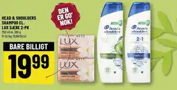 Løvbjerg HEAD & SHOULDERS SHAMPOO EL. LUX SÆBE 2-PK tilbud