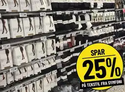 Løvbjerg SPAR 25% PÅ TEKSTIL FRA SYMFONI tilbud