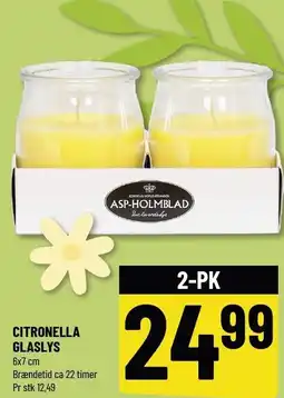 Løvbjerg CITRONELLA GLASLYS tilbud