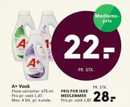 SPAR A+ Vask tilbud