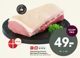 SPAR Flæskesteg af Dansk Økologisk Frilandsgris tilbud