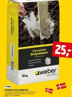 jem & fix CEMPEXO STOLPEBETON tilbud