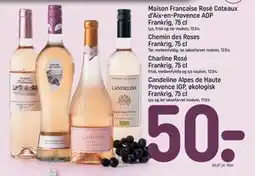 REMA 1000 Candeline Alpes de Haute Provence IGP, økologisk Frankrig, 75 cl tilbud