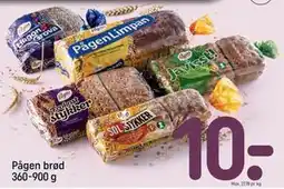 REMA 1000 Pågen brød 360-900 g tilbud
