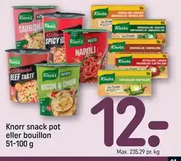 REMA 1000 Knorr snack pot eller bouillon 51-100 g tilbud