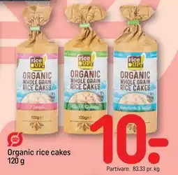 REMA 1000 Organic rice cakes 120 g tilbud