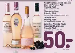 REMA 1000 Maison Francaise Rosé Coteaux d’Aix-en-Provence AOP Frankrig, 75 cl tilbud