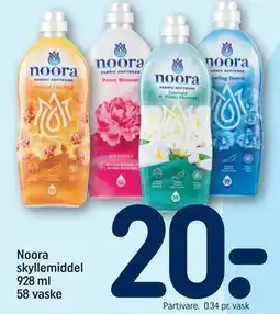 REMA 1000 Noora skyllemiddel 928 ml 58 vaske tilbud