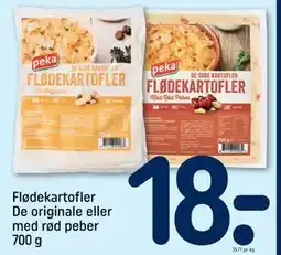 REMA 1000 Flødekartofler De originale eller med rød peber 700 g tilbud