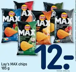 REMA 1000 Lay's MAX chips 185 g tilbud