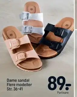 REMA 1000 Dame sandal Flere modeller Str. 36-41 tilbud