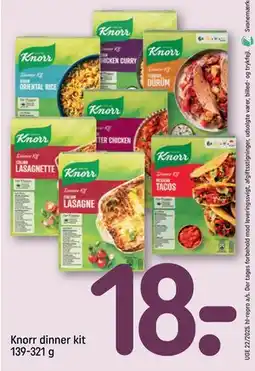 REMA 1000 Knorr dinner kit 139-321 g tilbud