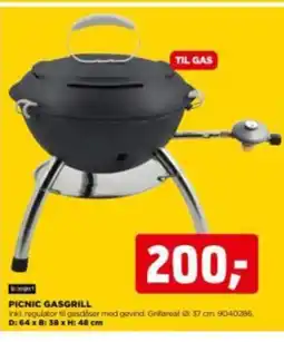 jem & fix PICNIC GASGRILL tilbud