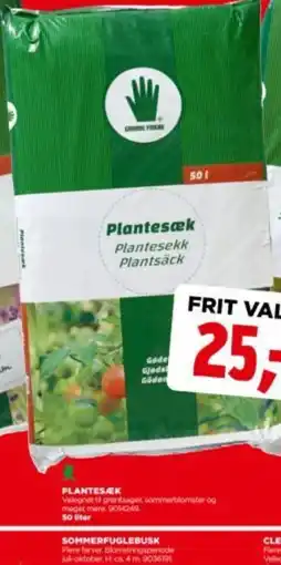 jem & fix PLANTESÆK tilbud