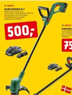 jem & fix GRÆSTRIMMER 18 V tilbud