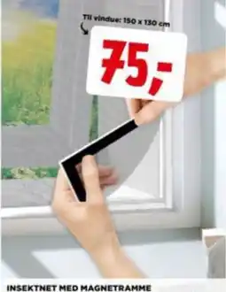 jem & fix INSEKTNET MED MAGNETRAMME tilbud