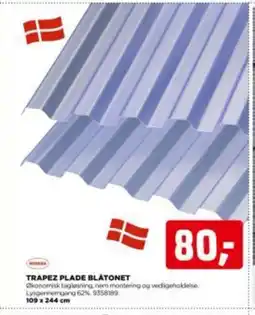 jem & fix TRAPEZ PLADE BLÅTONET tilbud