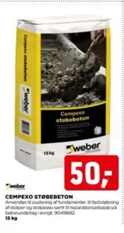 jem & fix CEMPEXO STØBEBETON tilbud