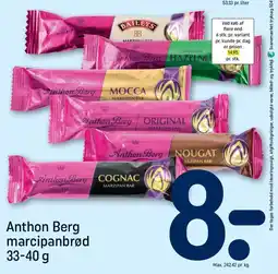 REMA 1000 ANTHON BERG marcipanbrød tilbud