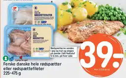REMA 1000 Ferske danske hele rødspætter eller rødspættefileter tilbud