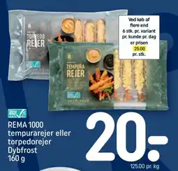 REMA 1000 REMA 1000 tempurarejer eller torpedorejer tilbud