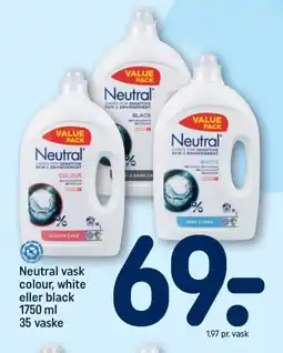 REMA 1000 NEUTRAL +vask colour, white eller black tilbud