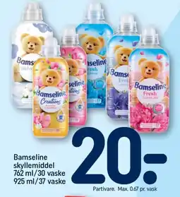 REMA 1000 BAMSELINE skyllemiddel tilbud