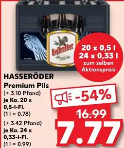 Kaufland HASSERÖDER Premium Pils tilbud