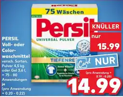 Kaufland PERSIL Voll- oder Color- waschmittel tilbud
