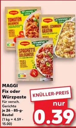 Kaufland MAGGI Fix oder Würzpaste tilbud