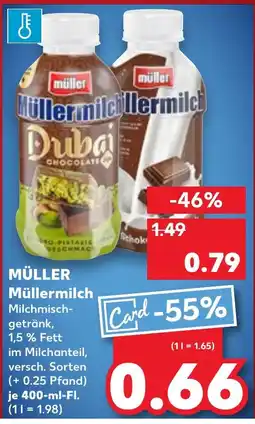 Kaufland MÜLLER Müllermilch tilbud