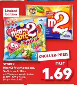 Kaufland STORC Nimm2 Fruchtbonbons, Soft oder Lollies tilbud
