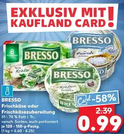 BRESSO Frischkäse oder Frischkäsezubereitung