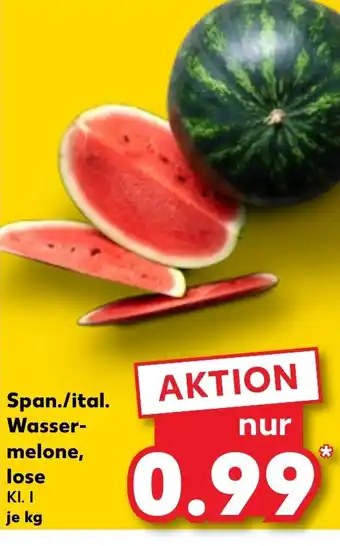 Kaufland Span./ital. Wasser- melone, lose tilbud