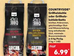 Kaufland COUNTRYSIDE Grillholzkohle oder grillholz- kohlebriketts tilbud