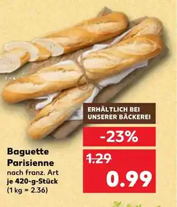 Kaufland Baguette parisienne tilbud