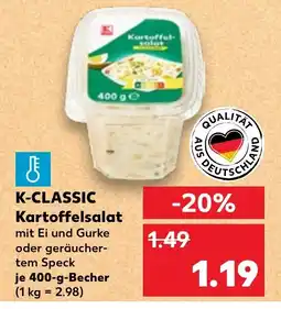 Kaufland K-CLASSIC Kartoffelsalat tilbud