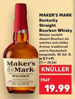 MAKER'S MARK Kentucky straight bourbon whisky