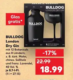 Kaufland BULLDOG London dry gin tilbud