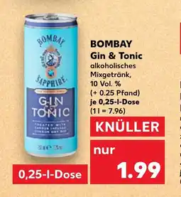 BOMBAY Gin & tonic