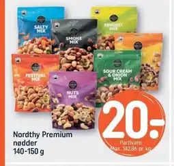 REMA 1000 Nordthy Premium nødder 140-150 g tilbud
