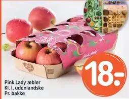 REMA 1000 Pink Lady æbler kl. l, udelandske pr. bakke tilbud