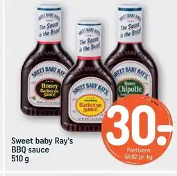 REMA 1000 Sweet baby Ray's BBQ sauce 510 g tilbud