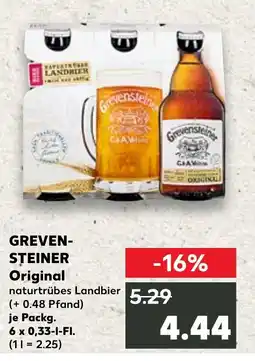 Kaufland GREVEN- STEINER Original tilbud
